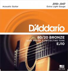 D'ADDARIO EJ10 Bronze 80/20
